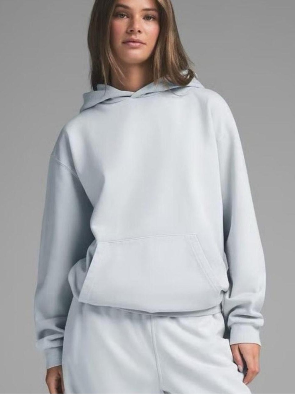 Skims Boyfriend Hoodie — Zen Blue